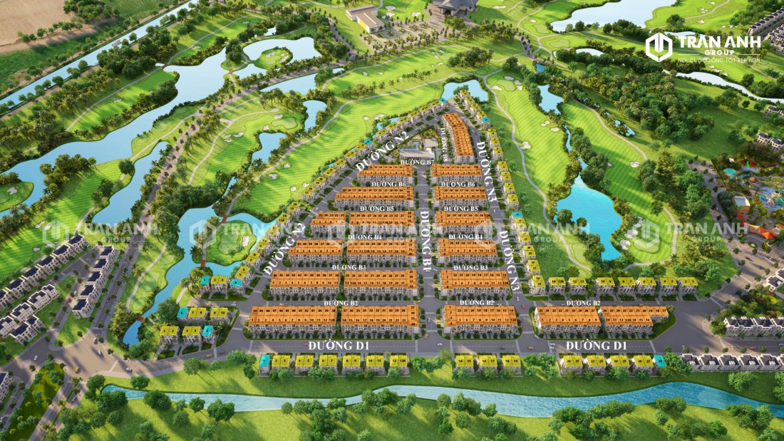 Mặt bằng dự án West Lakes Golf & Villas