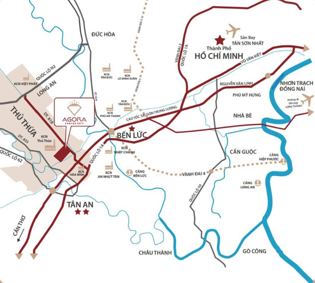 Agora City – Dự án khu đô thị đáng chú ý tại thị trấn Thủ Thừa, Long An 2