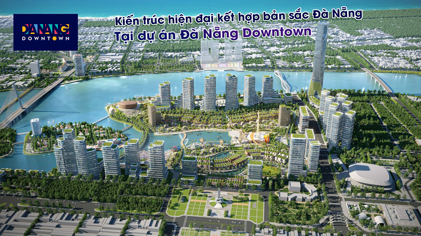 Tòa tháp 69 tầng Đà Nẵng Downtown – Biểu tượng hiện đại mang hồn cốt áo dài Việt Nam