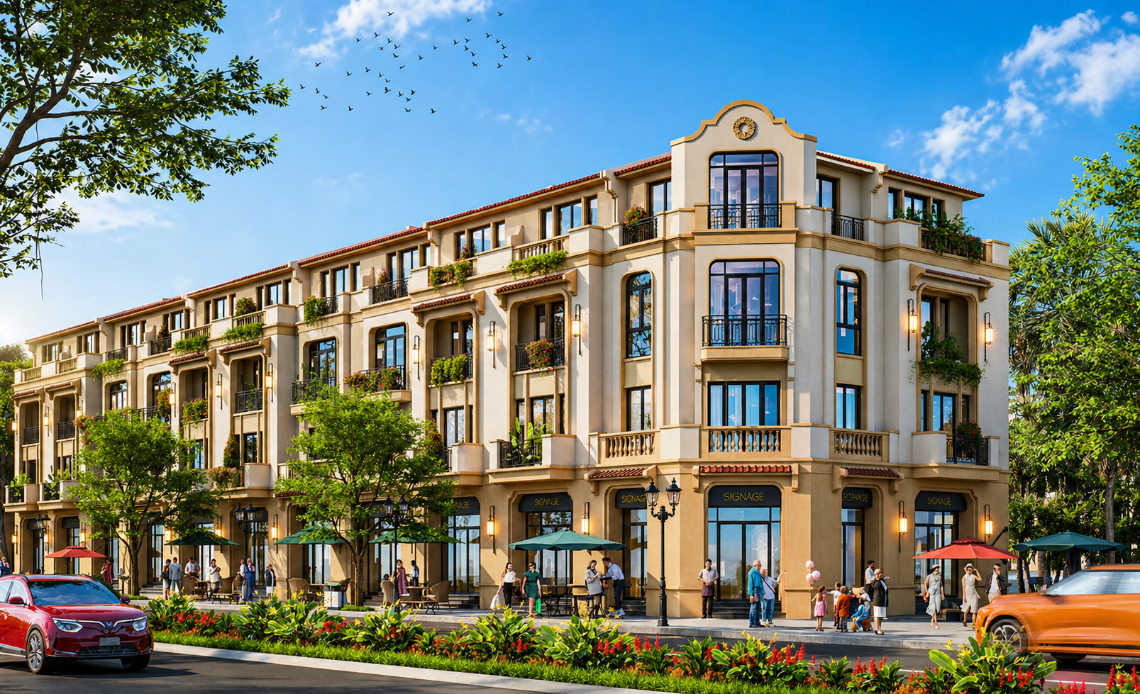 Nhà phố Vin Hóc Môn 1