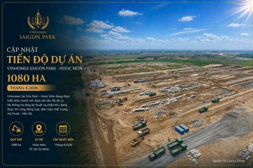 tiến độ vinhomes hóc môn